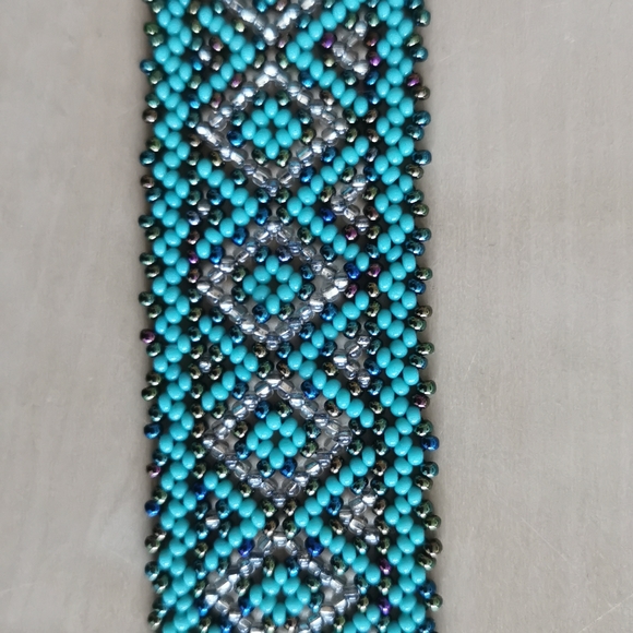 #39~Handmade beaded bracelet. New - Picture 3 of 3